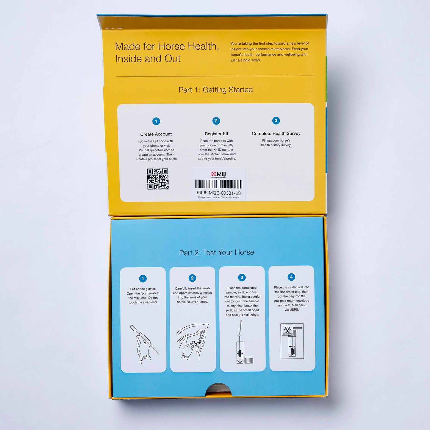Purina® MQ® Equine Microbiome Testing Kit